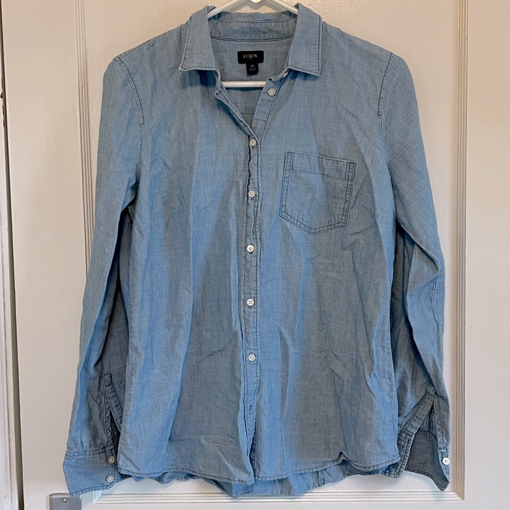 J Crew Denim button up shirt